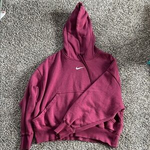 Nike Women's Burgundy Hoodie